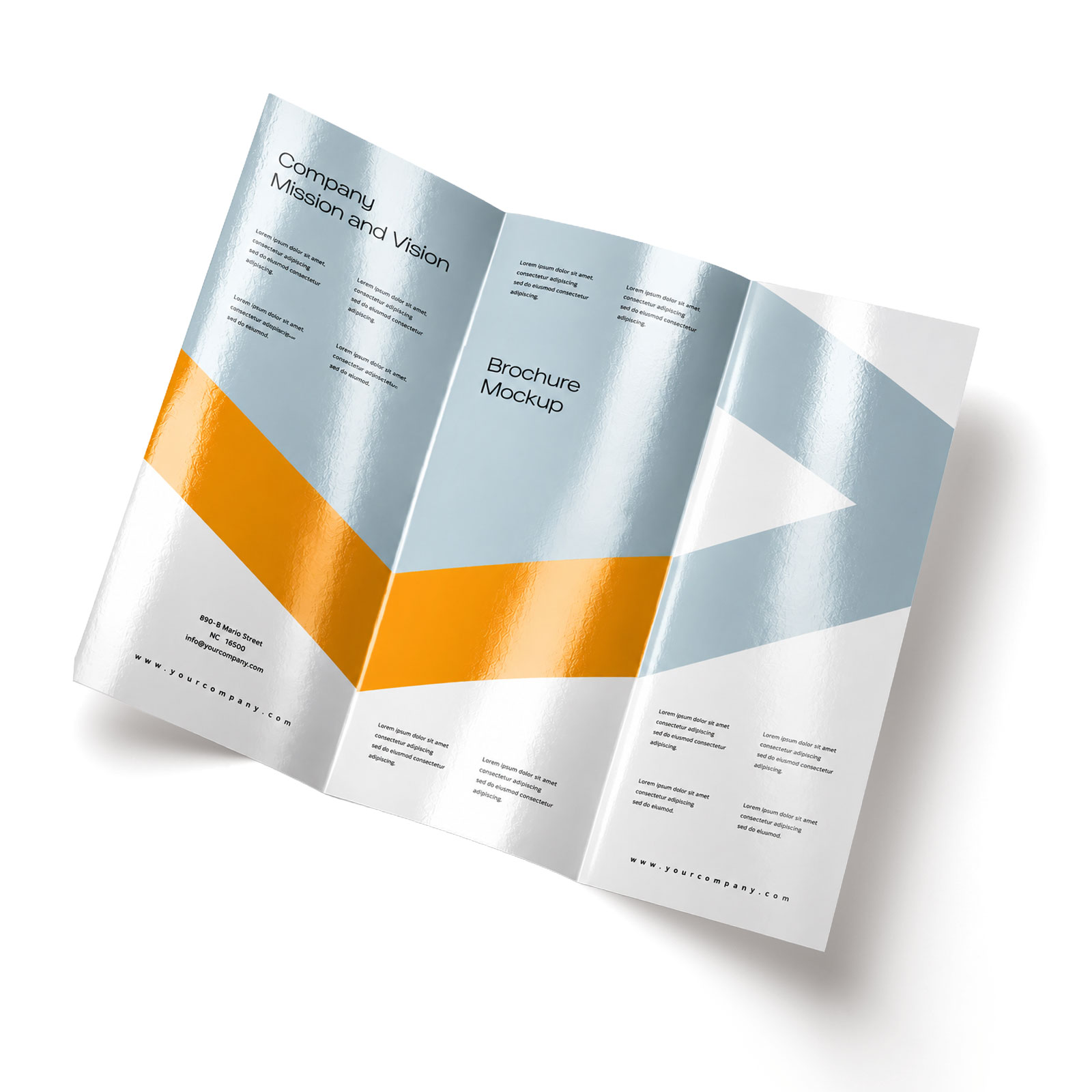 Glossy Brochure | 100lb Gloss Text + UV