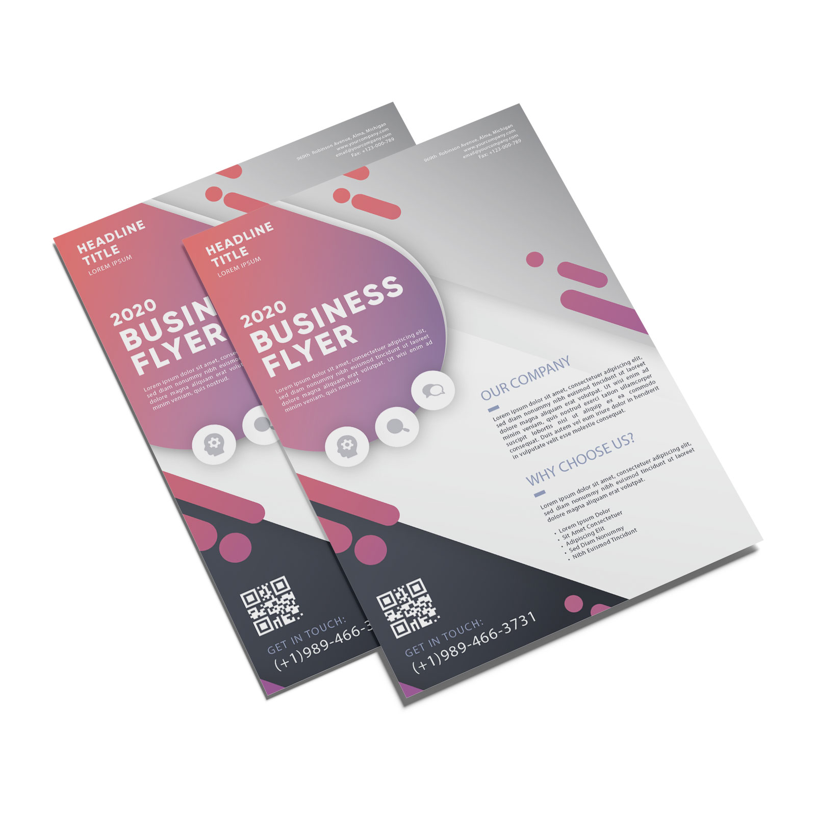 Matte Finish Flyers | 100lb