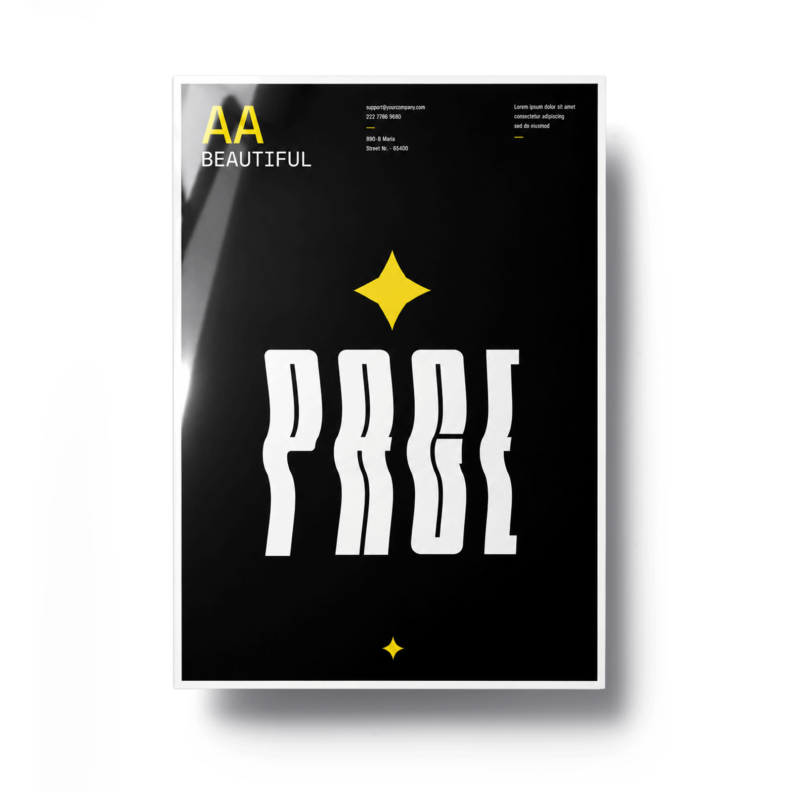 High Gloss Poster | Glossy 100lb + UV