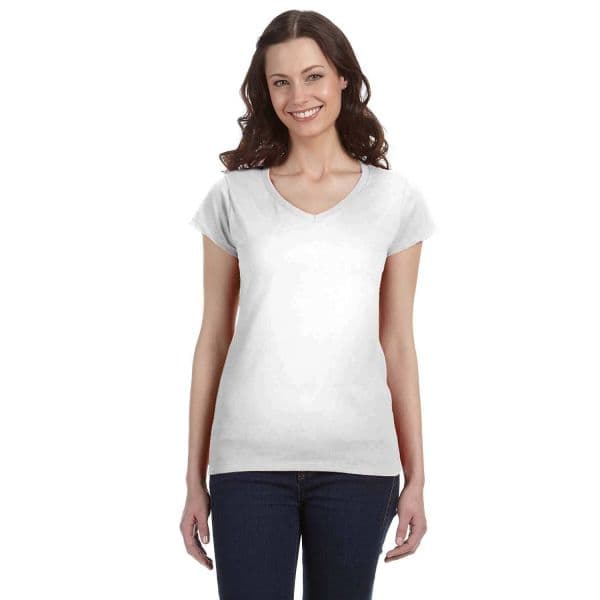 Women's Gildan V-Neck Shirt