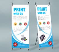 X-Frame Banner Printing