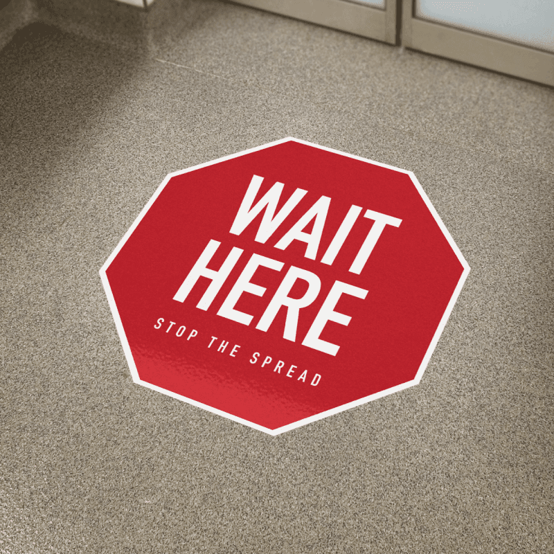 Social Distancing Floor Graphics