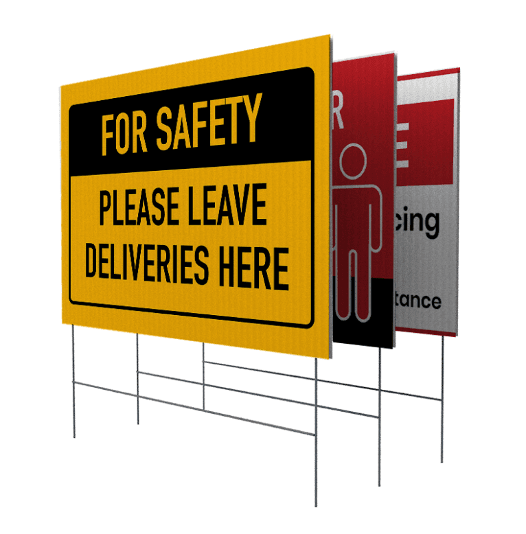 Print Signs for Social Distancing