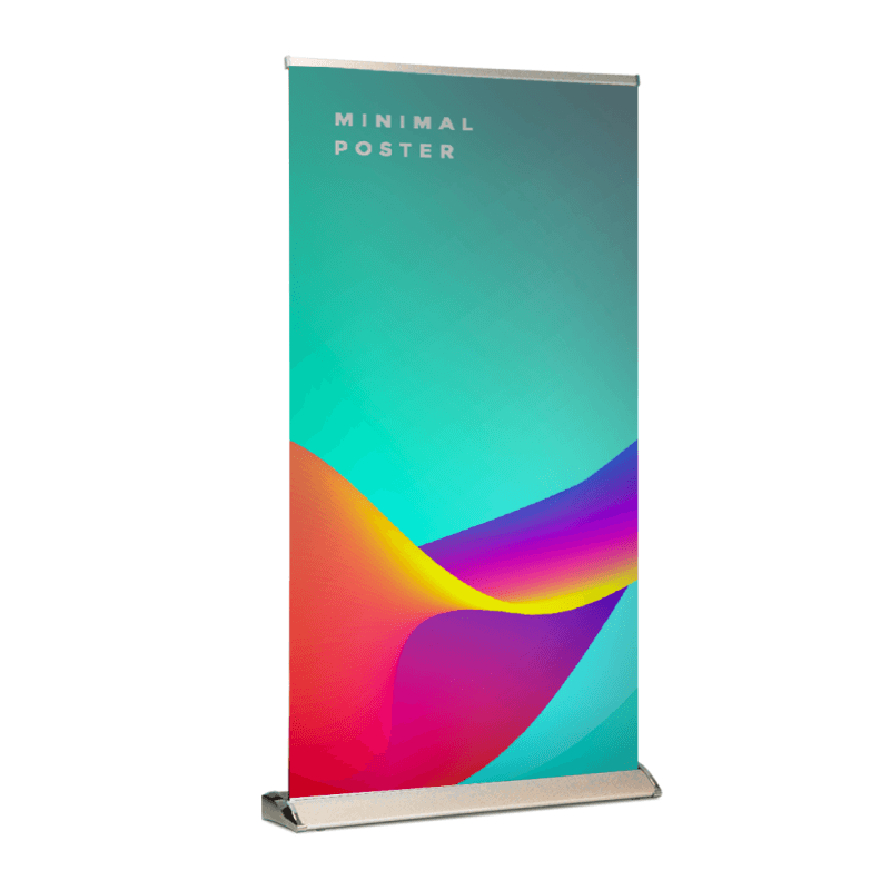Premium Wide Pull Up Banners 13 oz Matte Vinyl — heavy-duty vinyl banner printing for indoor and outdoor signage, hemmed and grommeted, custom sizes