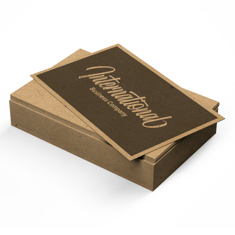 Kraft Business Cards | Specialty Paper
