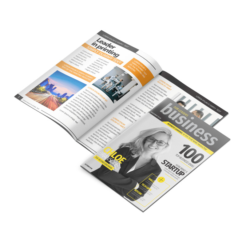 Silk Text Booklet Printing | 80lb