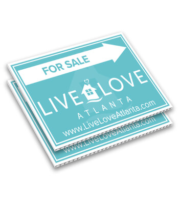 Yard Signs — custom coroplast yard sign printing for political and real estate campaigns