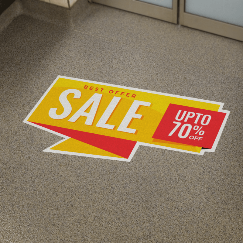 Floor Graphics | Custom Vinyl Adhesive
