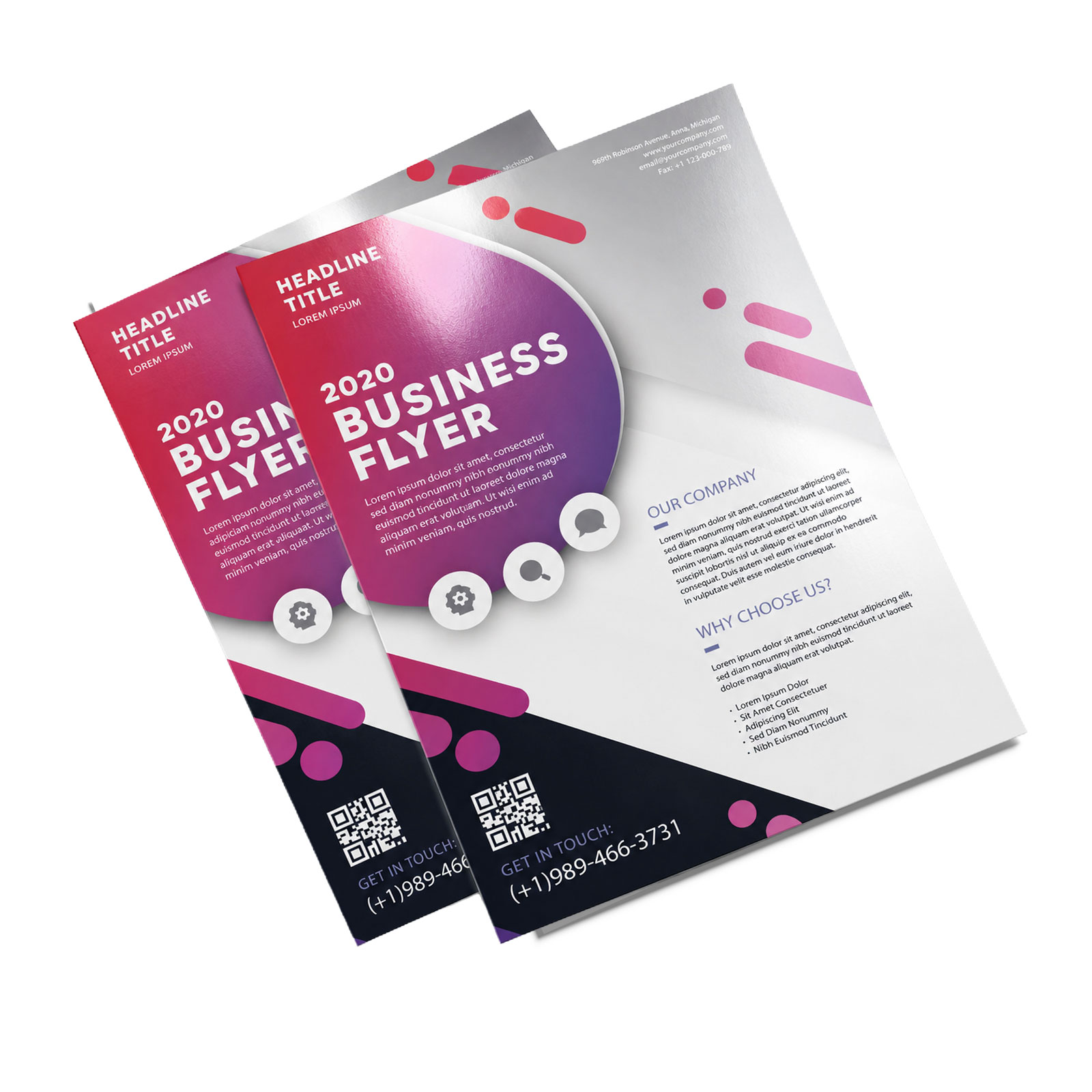 Business Flyers | 100lb Gloss Text