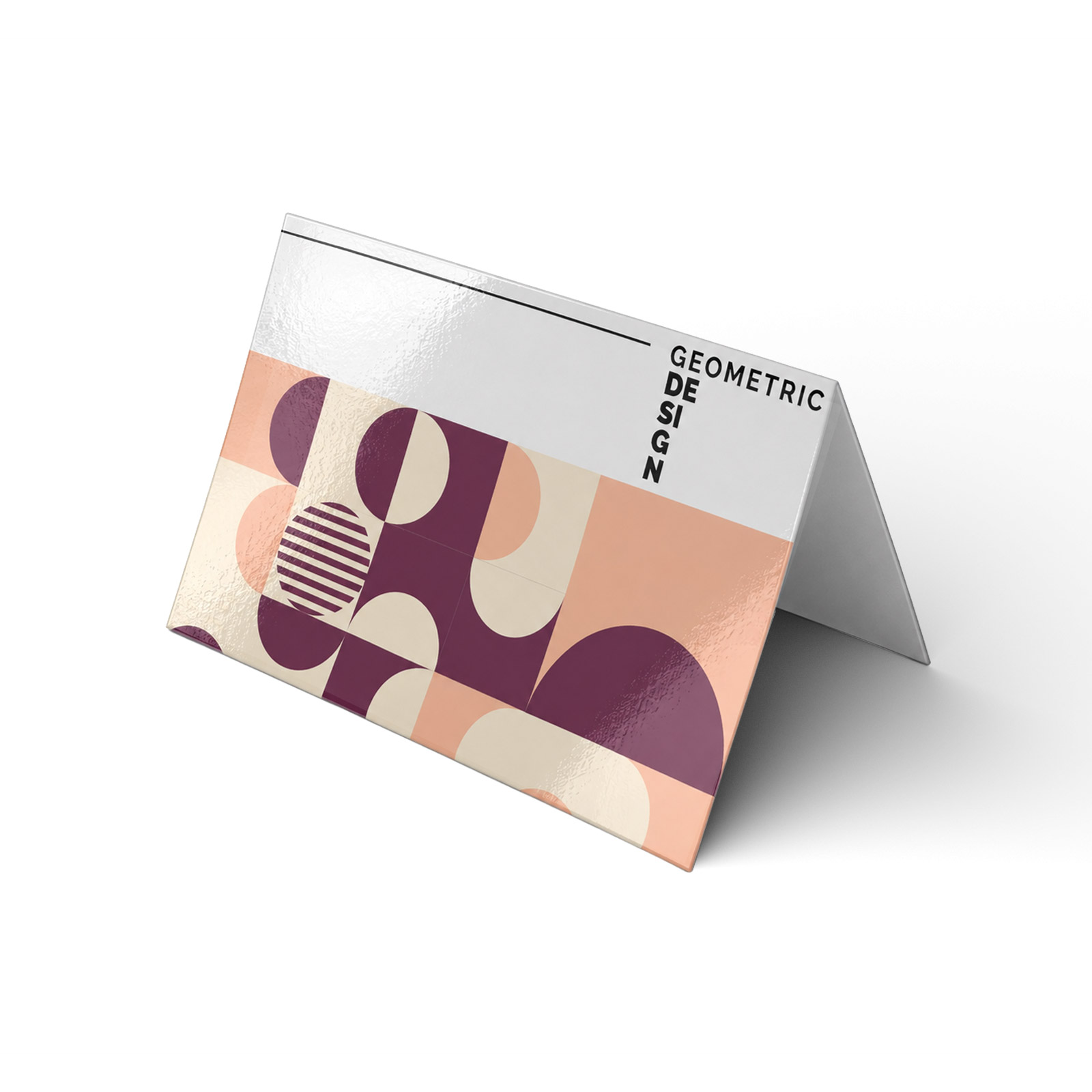 UV Folded Business Card Printing | Glossy 14pt