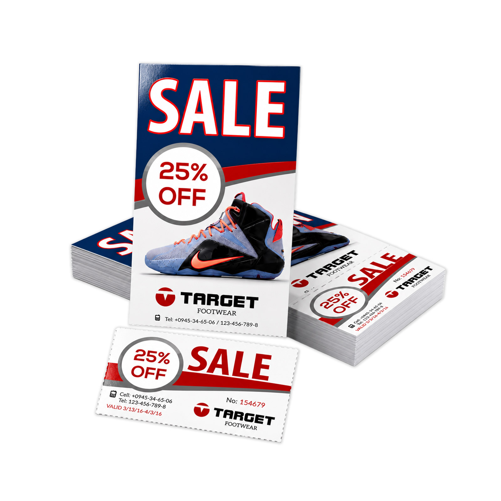 High Gloss Tear Cards | Glossy UV 14pt